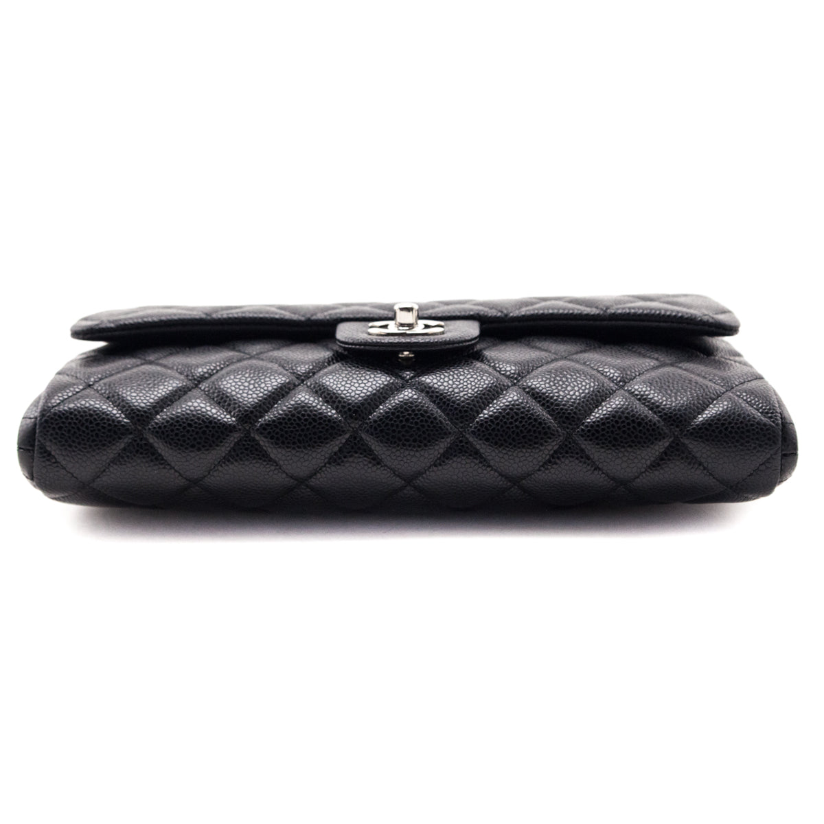 Chanel Black Caviar Quilted Clutch With Chain - Love that Bag etc - Preowned Authentic Designer Handbags & Preloved Fashions