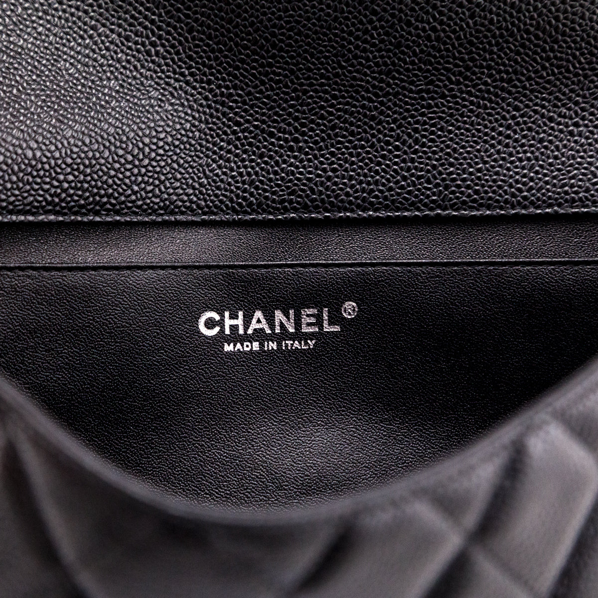 Chanel Black Caviar Quilted Clutch With Chain - Love that Bag etc - Preowned Authentic Designer Handbags & Preloved Fashions