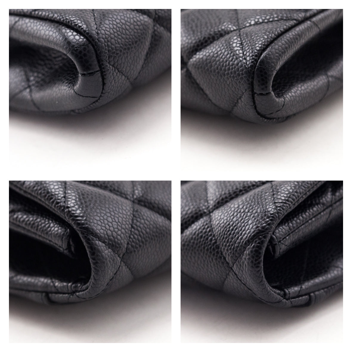 Chanel Black Caviar Quilted Clutch With Chain - Love that Bag etc - Preowned Authentic Designer Handbags & Preloved Fashions