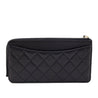 Chanel Black Caviar Quilted Flap Zip Long Wallet - Love that Bag etc - Preowned Authentic Designer Handbags & Preloved Fashions