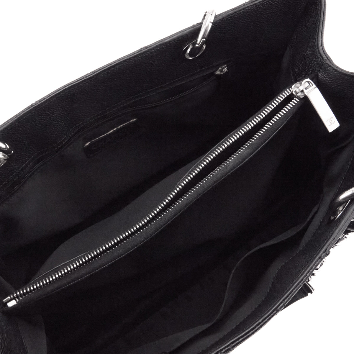 Chanel Black Caviar Quilted Grand Shopping Tote GST - Love that Bag etc - Preowned Authentic Designer Handbags & Preloved Fashions