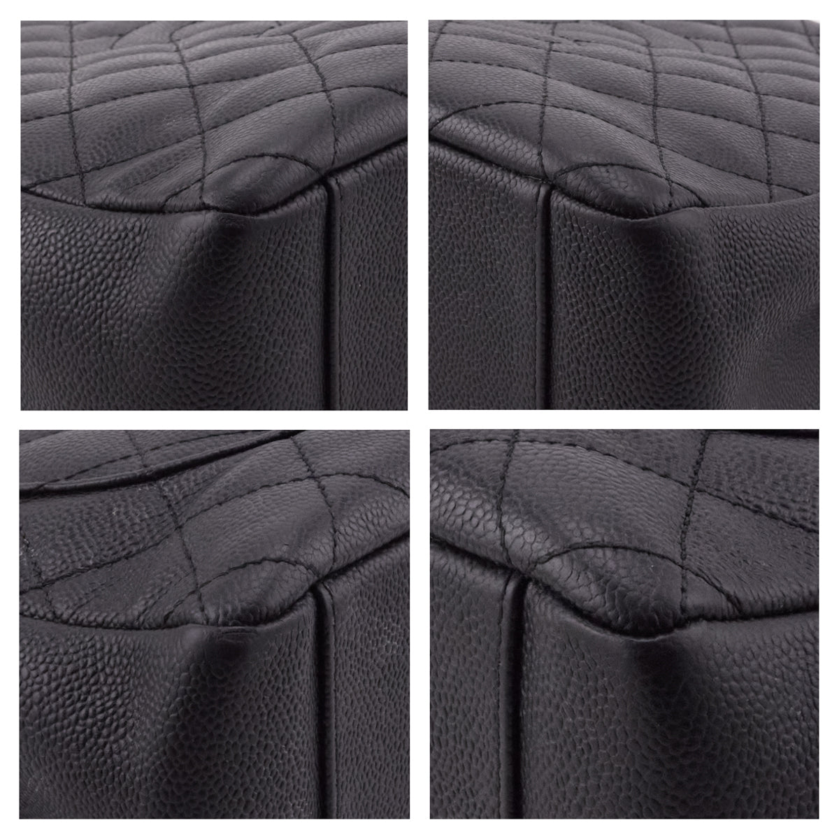 Chanel Black Caviar Quilted Grand Shopping Tote GST - Love that Bag etc - Preowned Authentic Designer Handbags & Preloved Fashions