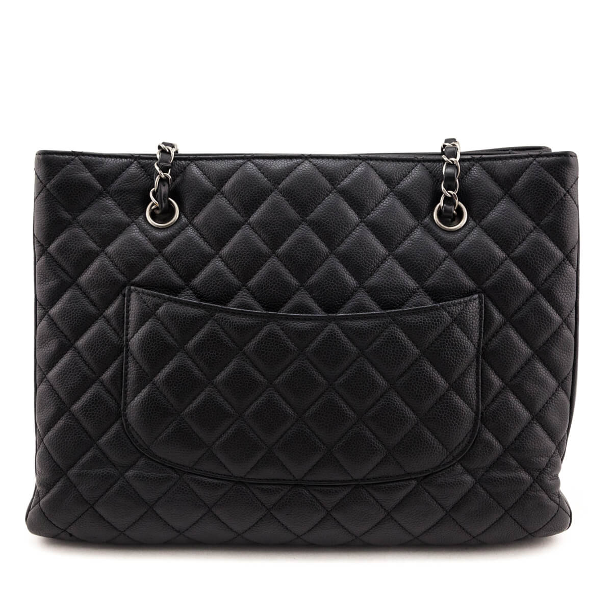Chanel Black Caviar Quilted Large Tote - Love that Bag etc - Preowned Authentic Designer Handbags & Preloved Fashions