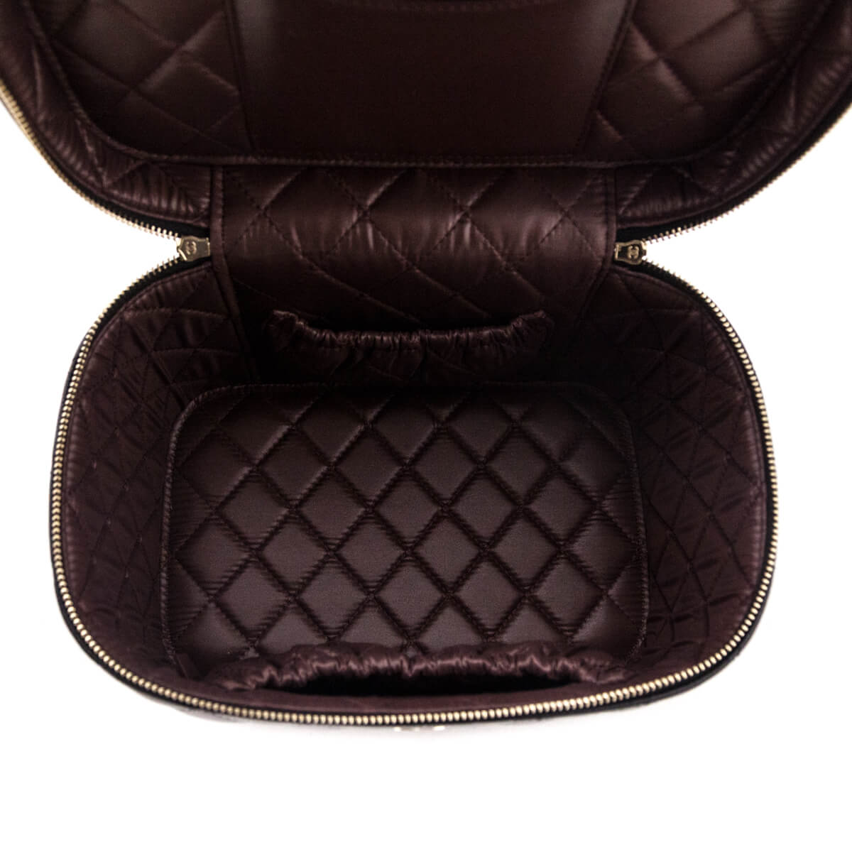 Chanel Black Caviar Quilted Large Vanity Top Handle - Love that Bag etc - Preowned Authentic Designer Handbags & Preloved Fashions