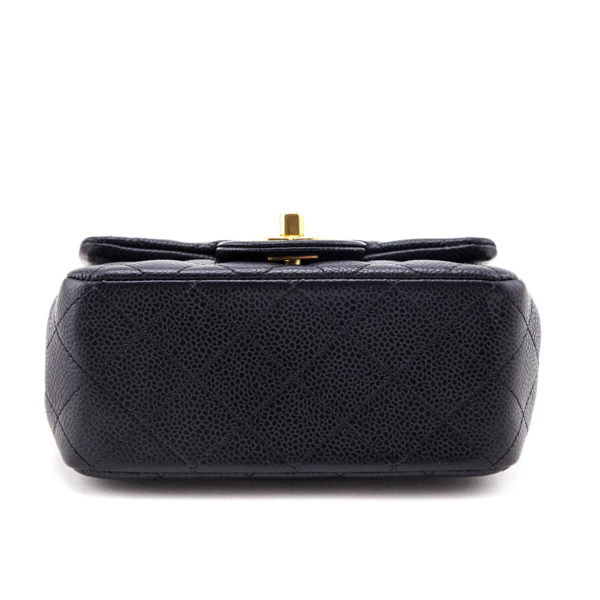 Chanel Black Caviar Quilted Mini Square Flap Bag
