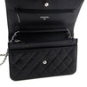 Chanel Black Caviar Quilted Wallet On Chain - Love that Bag etc - Preowned Authentic Designer Handbags & Preloved Fashions