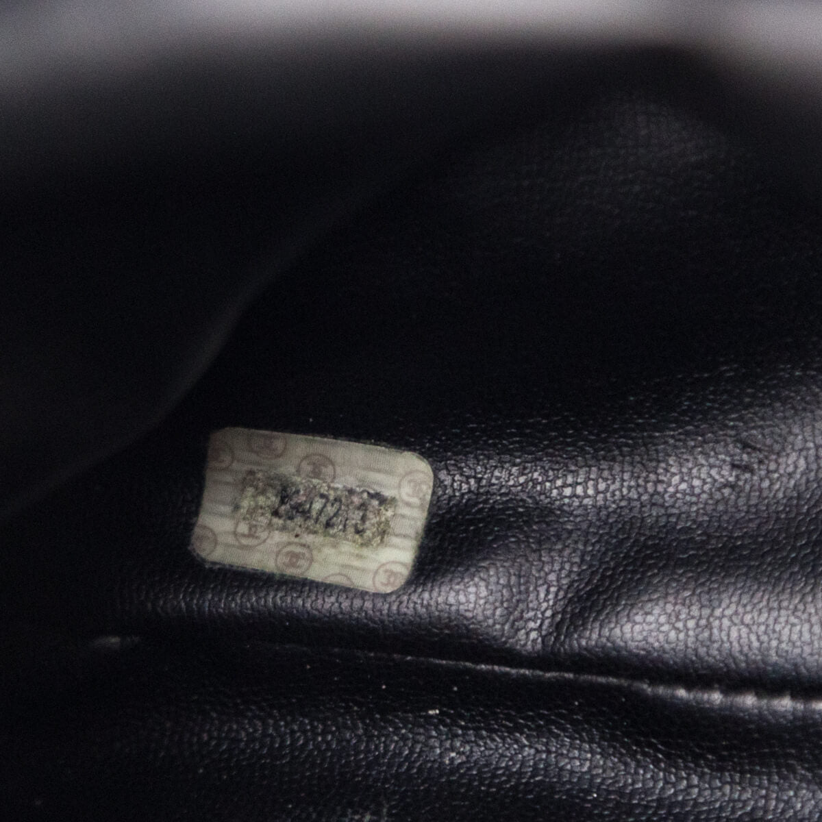 Chanel Black Caviar Vintage Triple CC Drawstring Bucket Bag