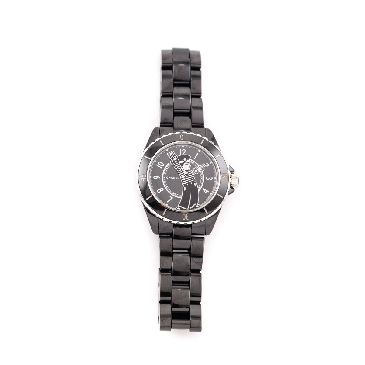 Chanel Black Ceramic 38mm J12 Limited Edition Mademoiselle La Pausa Automatic Watch - Love that Bag etc - Preowned Authentic Designer Handbags & Preloved Fashions