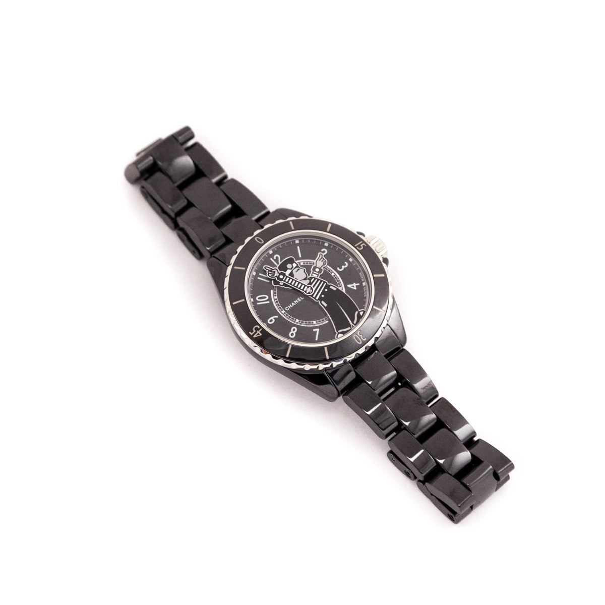 Chanel Black Ceramic 38mm J12 Limited Edition Mademoiselle La Pausa Automatic Watch - Love that Bag etc - Preowned Authentic Designer Handbags & Preloved Fashions