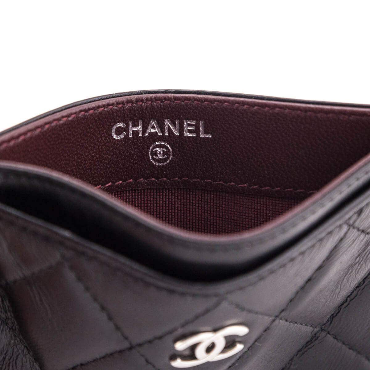 Chanel Black Lambskin Card Holder - Love that Bag etc - Preowned Authentic Designer Handbags & Preloved Fashions