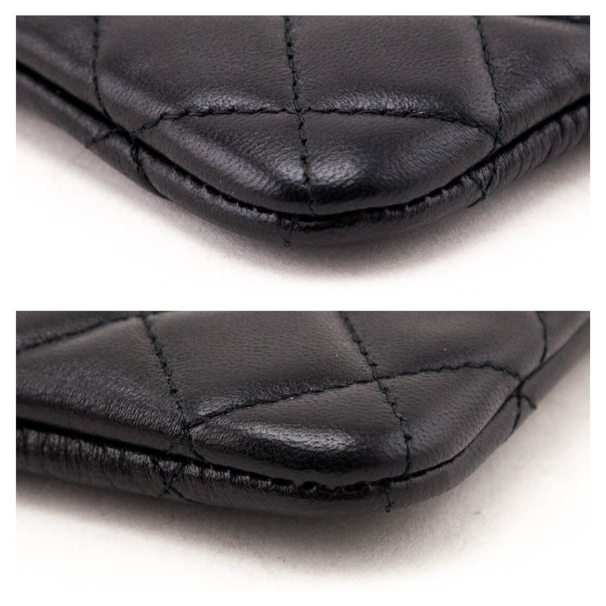 Chanel Black Lambskin Mini O-Case Pouch - Love that Bag etc - Preowned Authentic Designer Handbags & Preloved Fashions