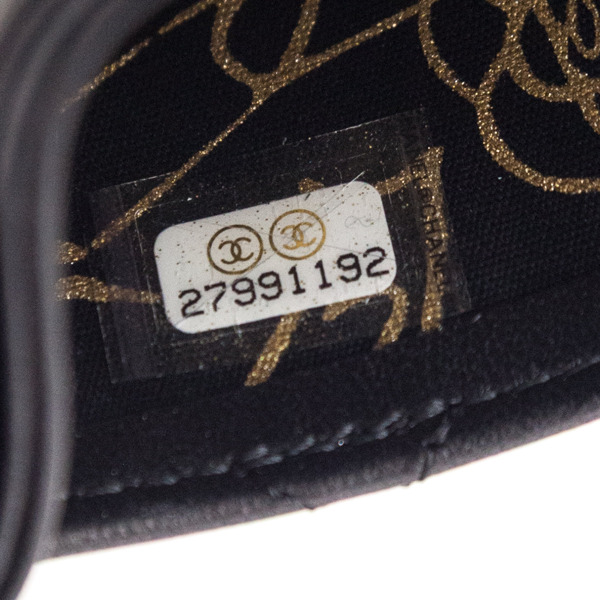 Chanel Black Lambskin Quilted Card Holder