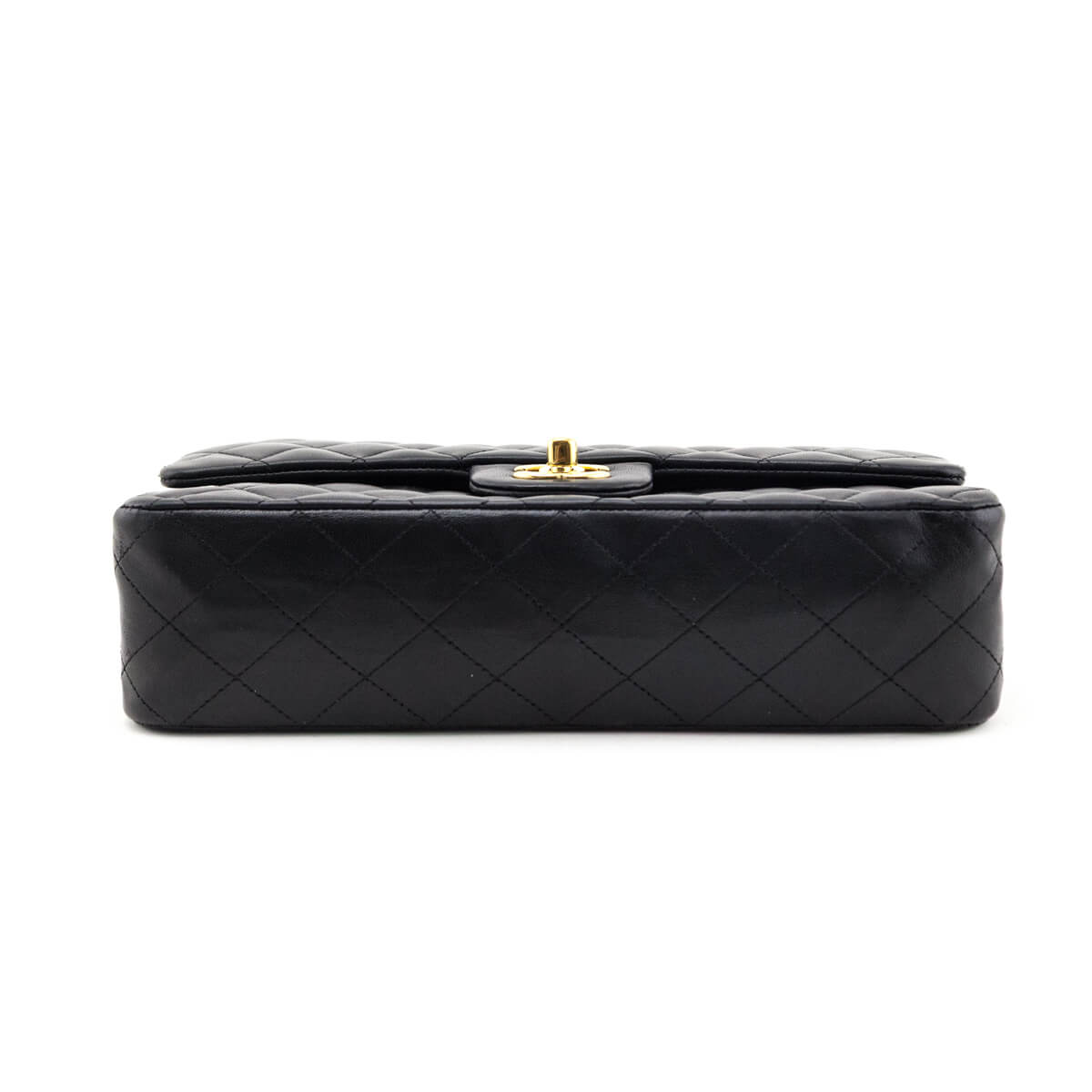 Chanel Black Lambskin Quilted Medium Double Flap Bag - Love that Bag etc - Preowned Authentic Designer Handbags & Preloved Fashions