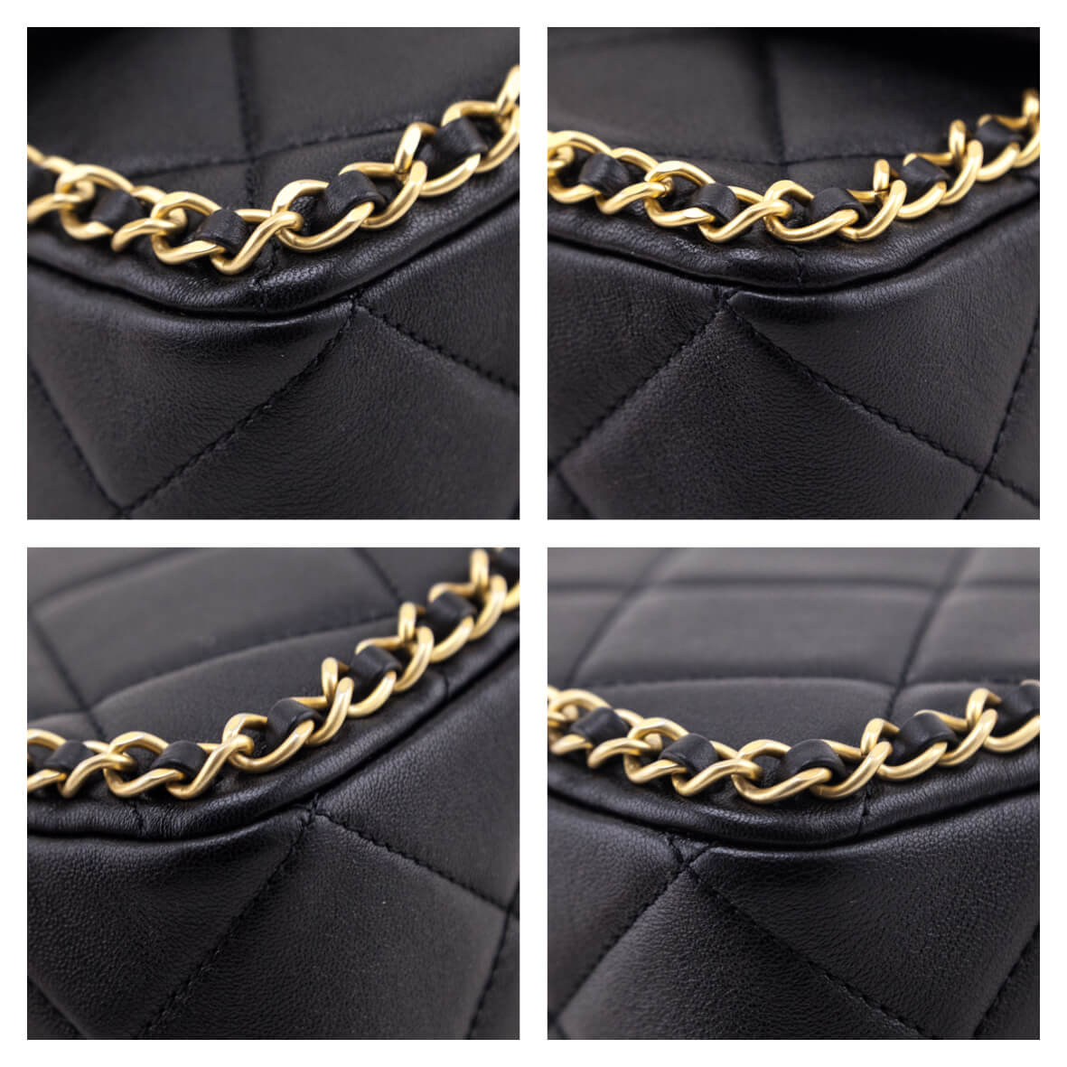 Chanel Black Lambskin Quilted Small Chain Around Flap Bag - Love that Bag etc - Preowned Authentic Designer Handbags & Preloved Fashions