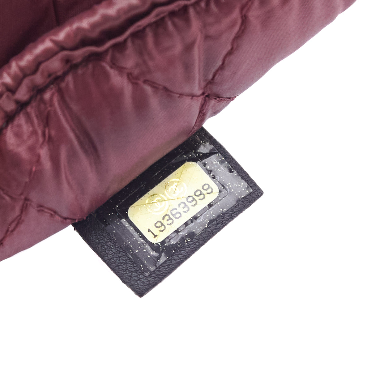 Chanel Black Lambskin Quilted Small Cosmetic Case