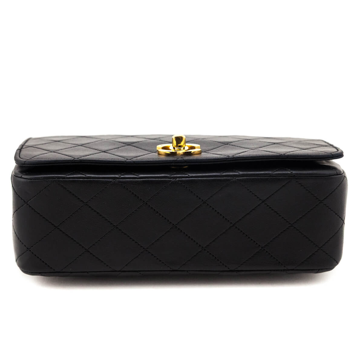 Chanel Black Lambskin Quilted Vintage Full Flap Bag - Love that Bag etc - Preowned Authentic Designer Handbags & Preloved Fashions