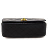 Chanel Black Lambskin Quilted Vintage Full Flap Bag - Love that Bag etc - Preowned Authentic Designer Handbags & Preloved Fashions