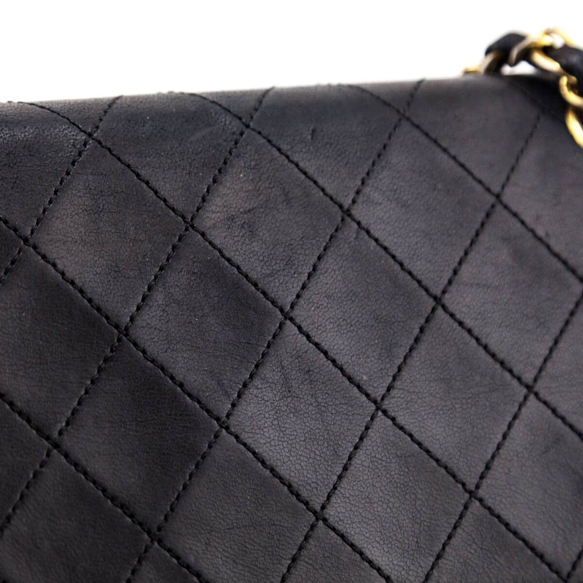 Chanel Black Lambskin Quilted Vintage Small Double Flap Bag - Love that Bag etc - Preowned Authentic Designer Handbags & Preloved Fashions