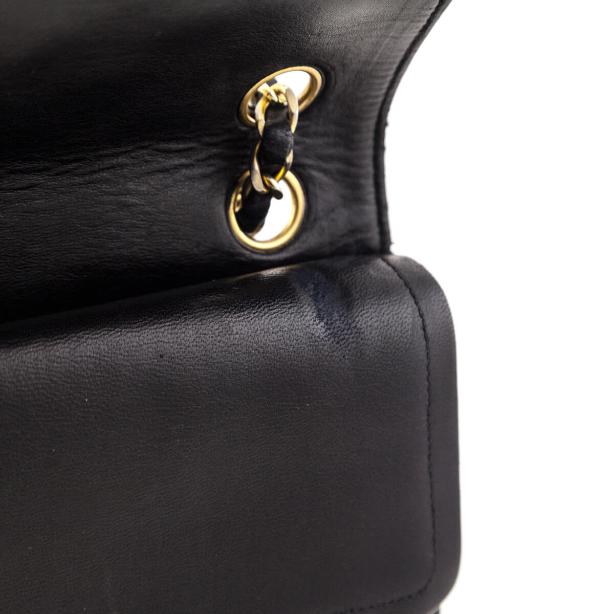 Chanel Black Lambskin Quilted Vintage Small Double Flap Bag - Love that Bag etc - Preowned Authentic Designer Handbags & Preloved Fashions