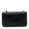 Chanel Black Lambskin Quilted Vintage Small Full Flap Crossbody Bag - Love that Bag etc - Preowned Authentic Designer Handbags & Preloved Fashions
