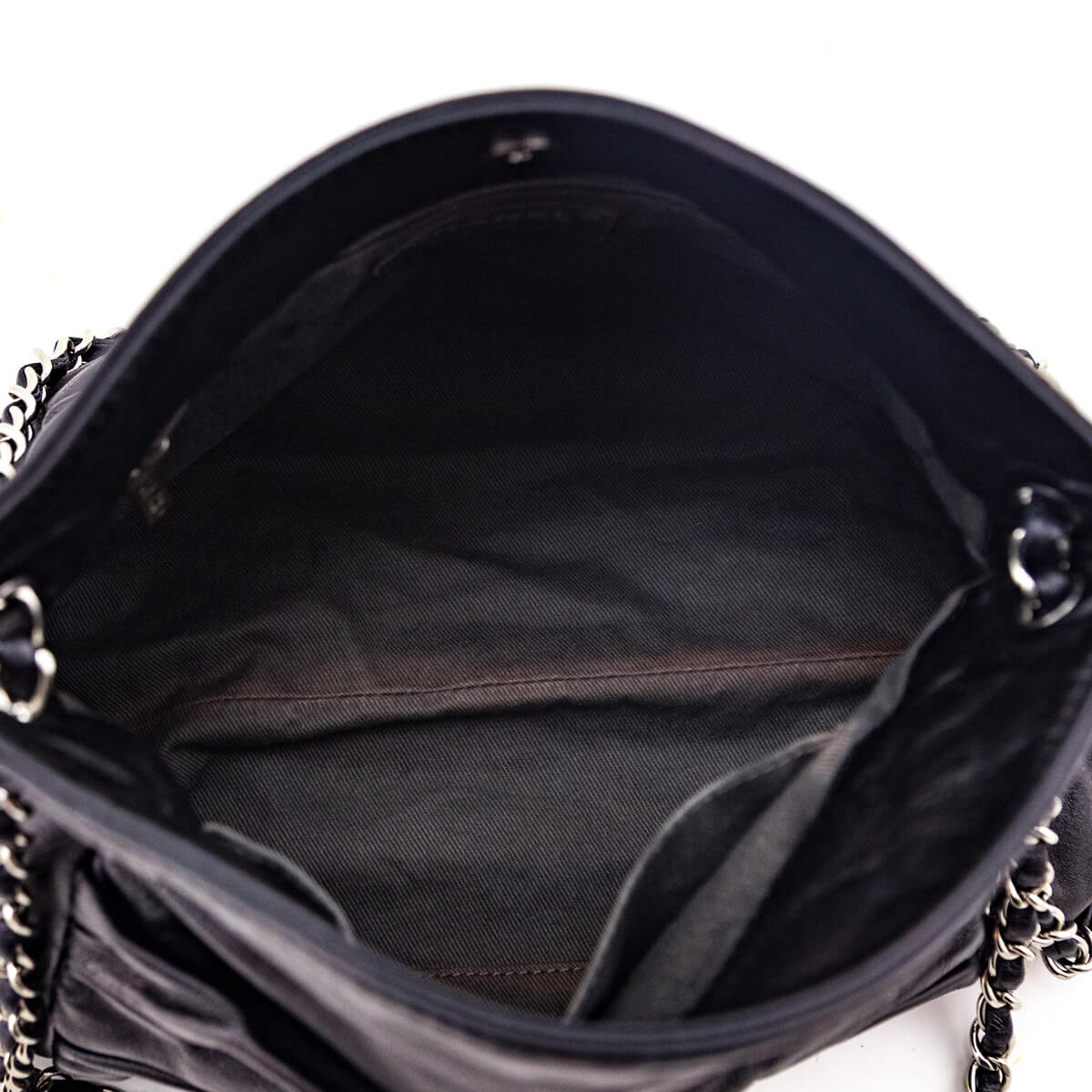 Chanel Black Lambskin Small Sharpei Shoulder Bag - Love that Bag etc - Preowned Authentic Designer Handbags & Preloved Fashions