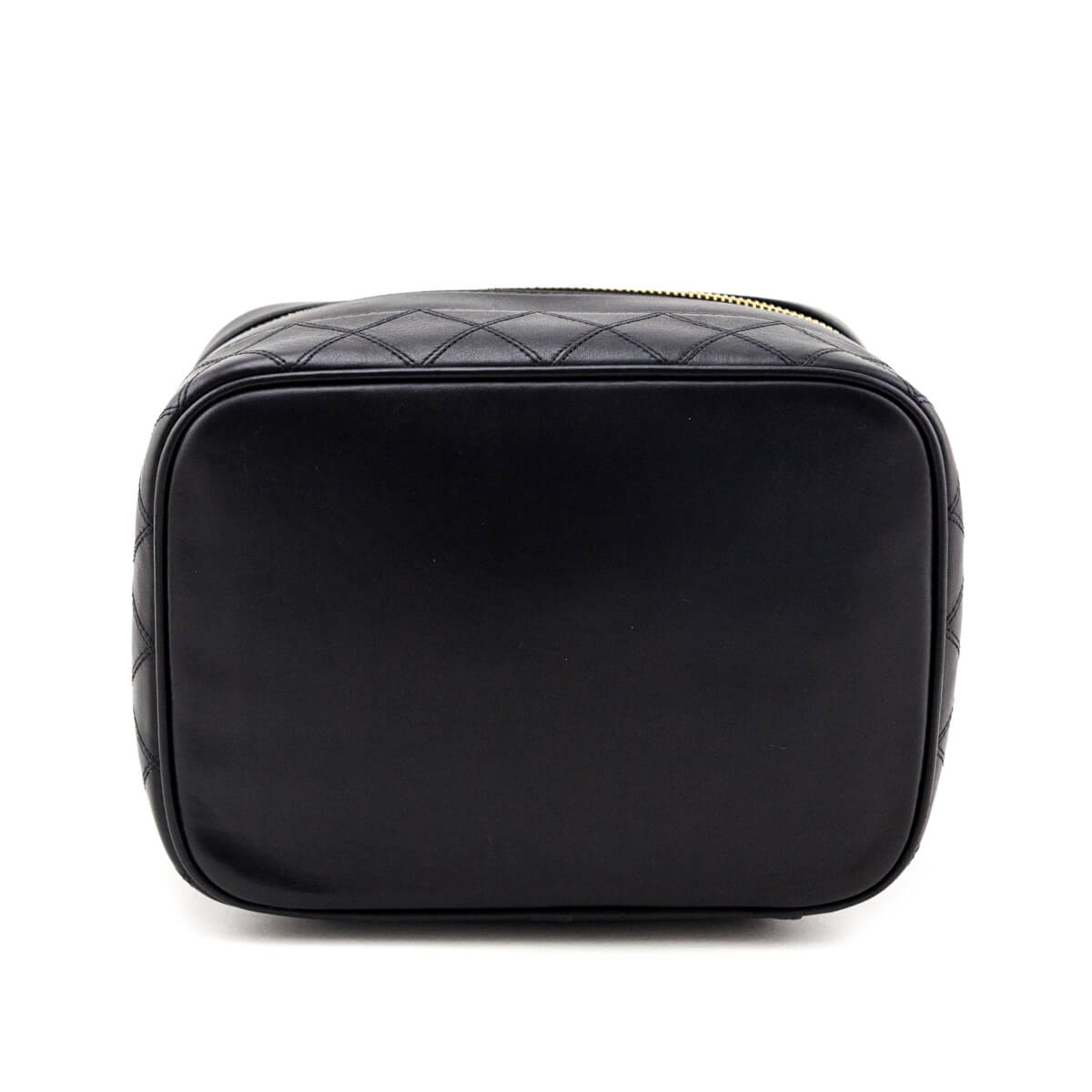 Chanel Black Lambskin Vanity Cosmetic Case