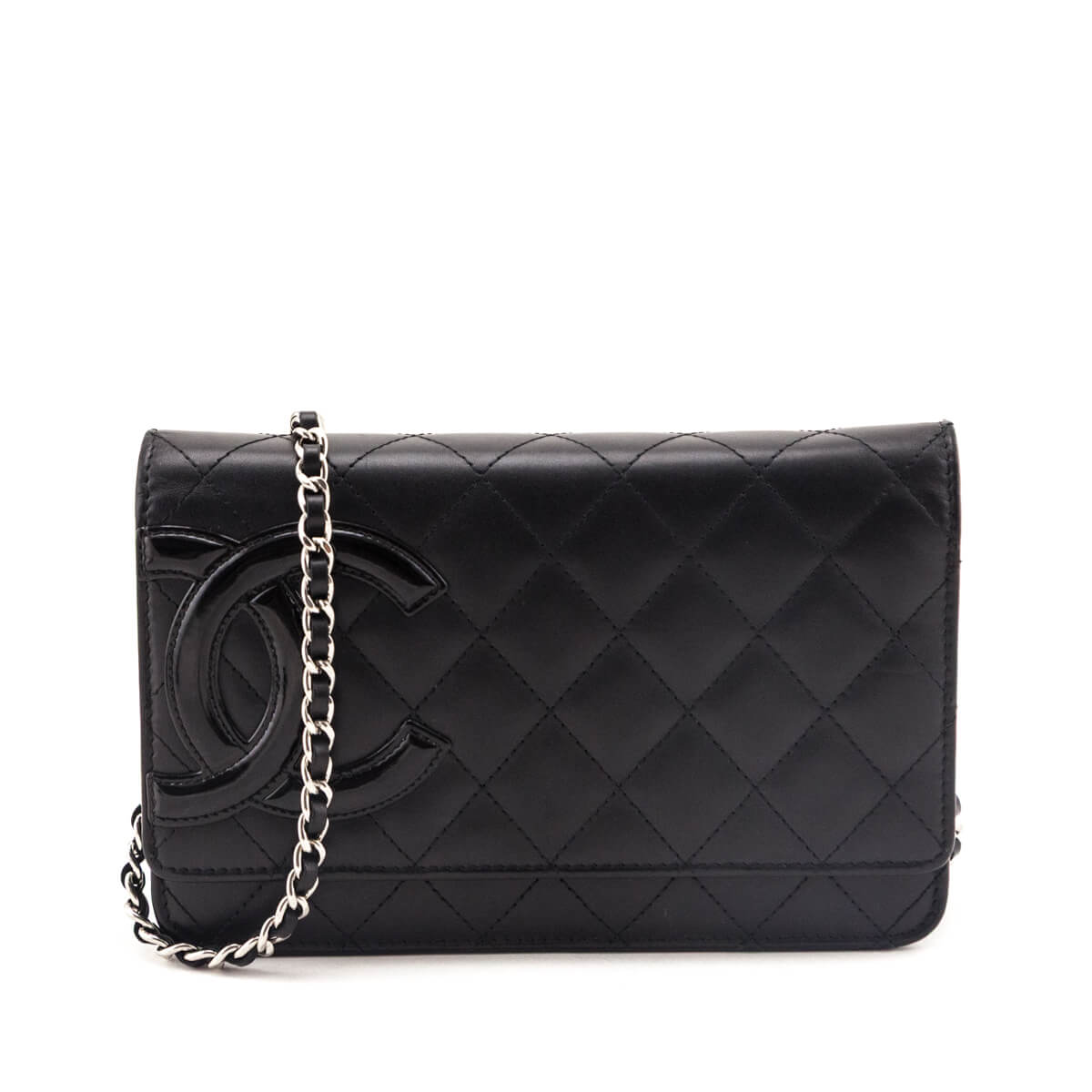 Chanel Black Ligne Cambon Wallet On Chain