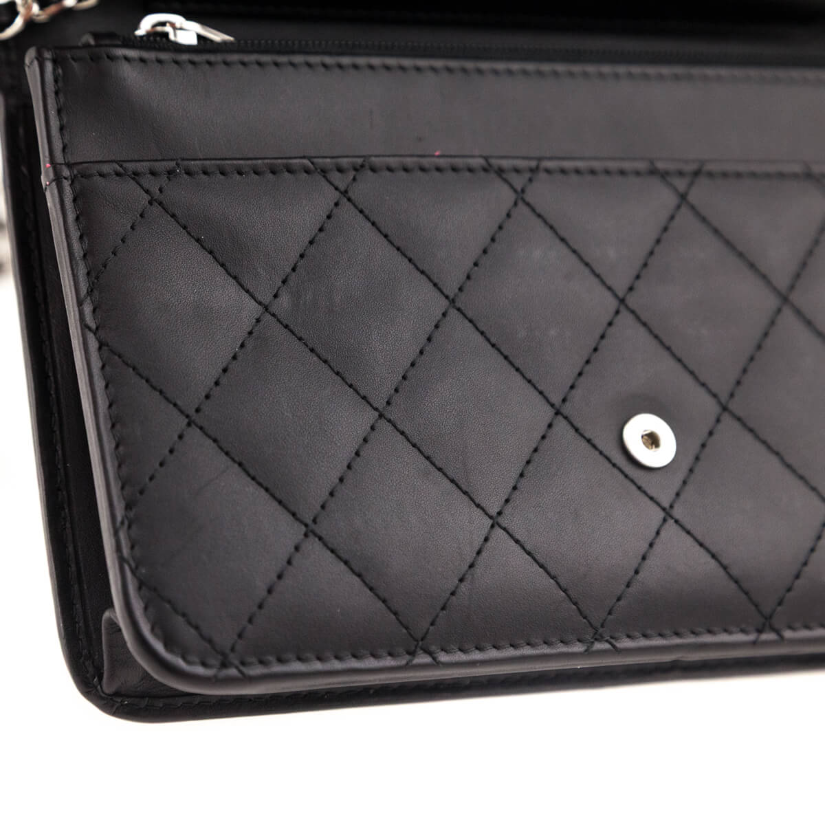 Chanel Black Ligne Cambon Wallet On Chain