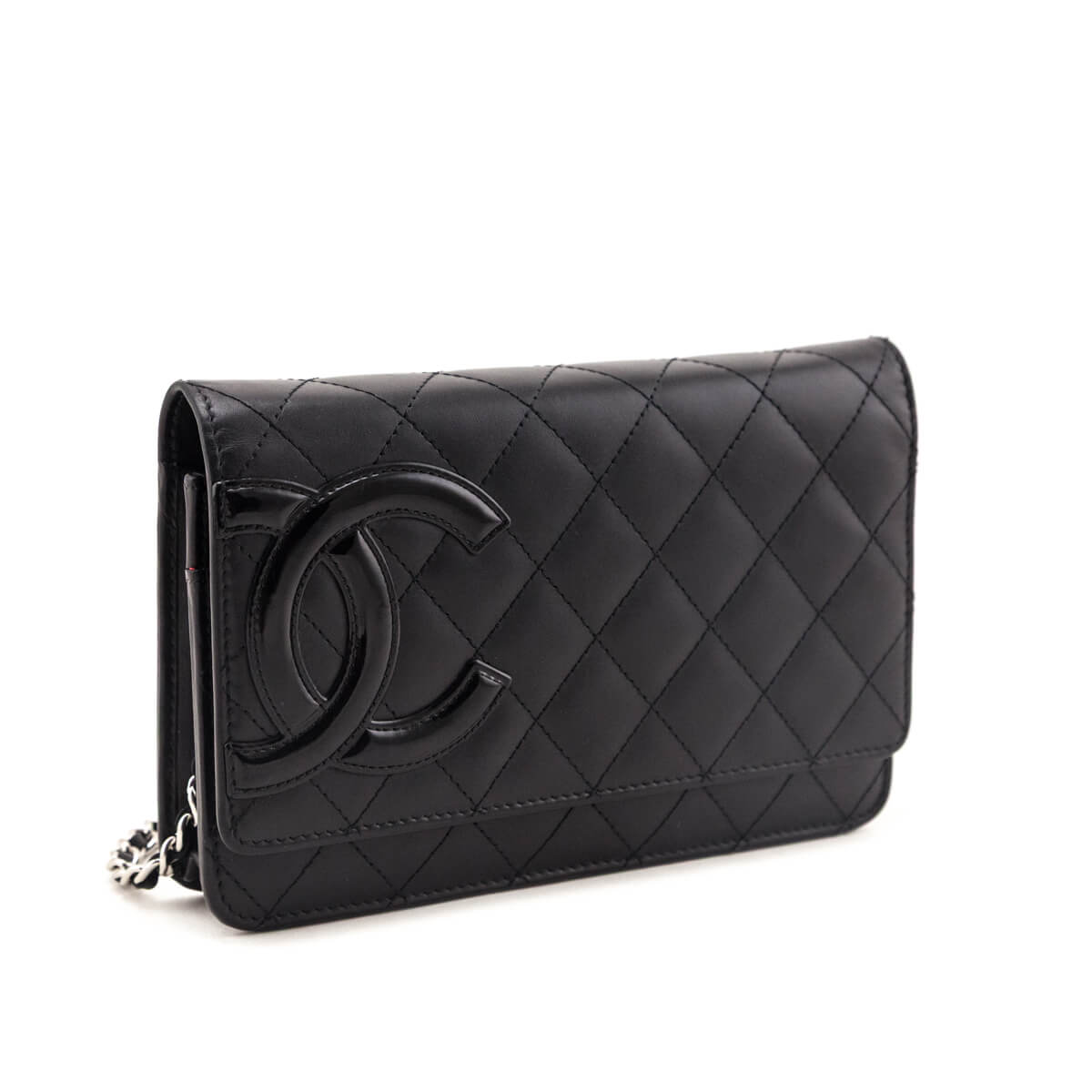 Chanel Black Ligne Cambon Wallet On Chain