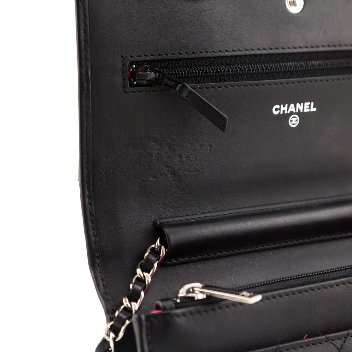 Chanel Black Ligne Cambon Wallet On Chain