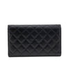 Chanel Black Quilted Calfskin Cambon Tri-Fold Wallet - Love that Bag etc - Preowned Authentic Designer Handbags & Preloved Fashions