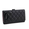 Chanel Black Quilted Calfskin Ligne Cambon Continental Wallet - Love that Bag etc - Preowned Authentic Designer Handbags & Preloved Fashions