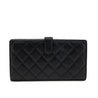 Chanel Black Quilted Calfskin Ligne Cambon Continental Wallet - Love that Bag etc - Preowned Authentic Designer Handbags & Preloved Fashions