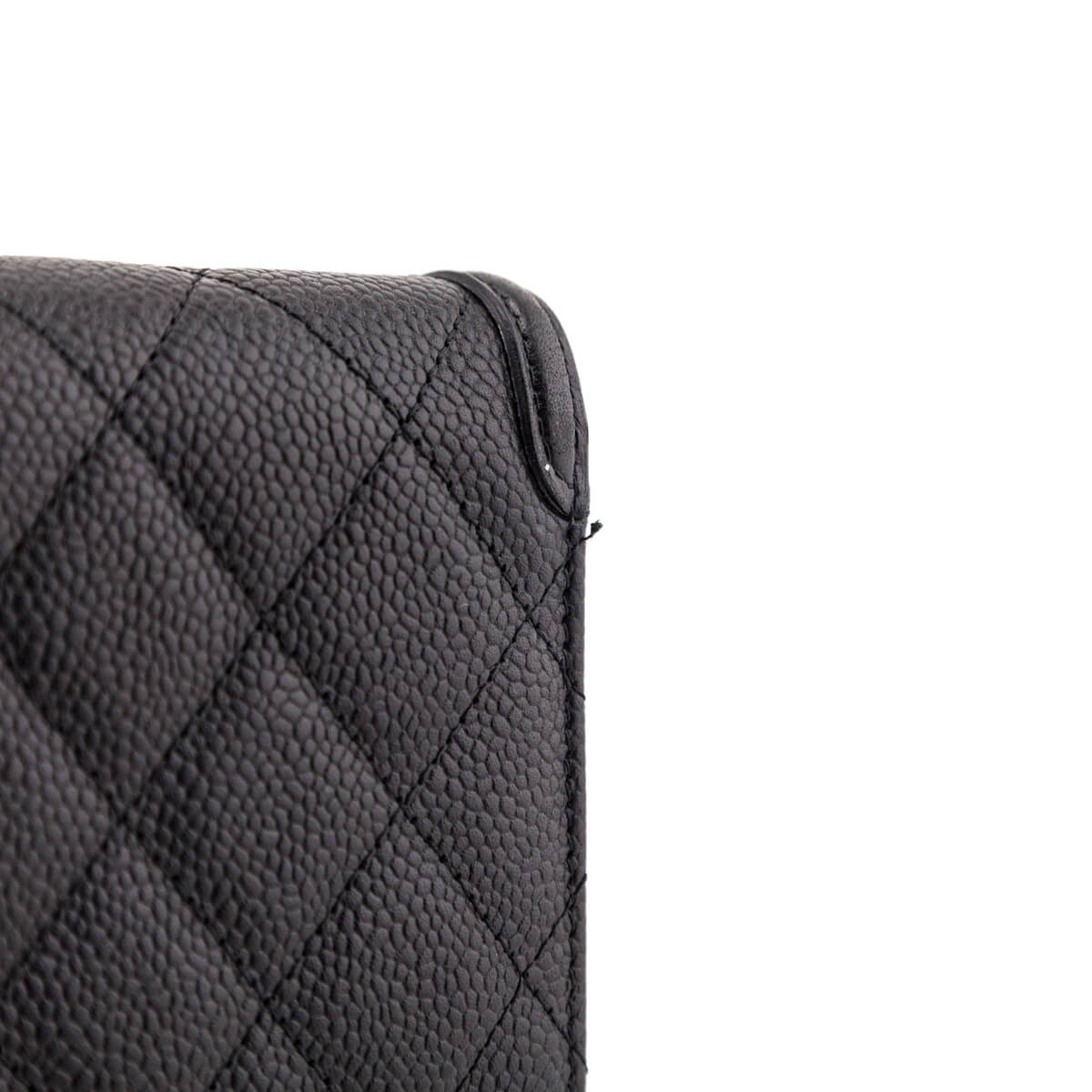 Chanel Black Quilted Caviar Filigree Flap Wallet - Love that Bag etc - Preowned Authentic Designer Handbags & Preloved Fashions