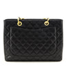 Chanel Black Quilted Caviar Grand Shopping Tote - Love that Bag etc - Preowned Authentic Designer Handbags & Preloved Fashions