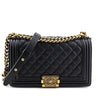 Chanel Black Quilted Caviar Medium Boy Flap Bag - Love that Bag etc - Preowned Authentic Designer Handbags & Preloved Fashions