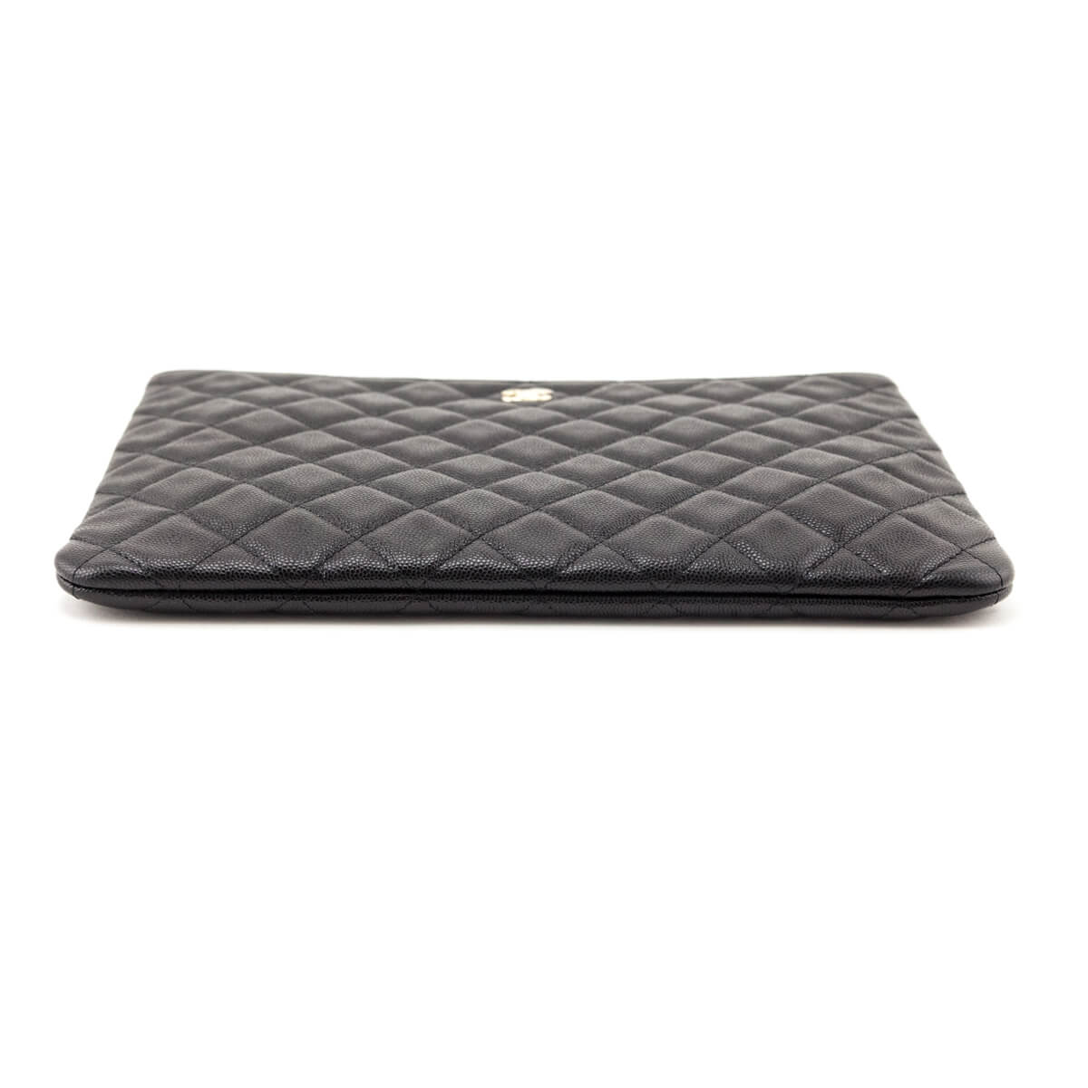 Chanel Black Quilted Caviar Medium O Case - Love that Bag etc - Preowned Authentic Designer Handbags & Preloved Fashions