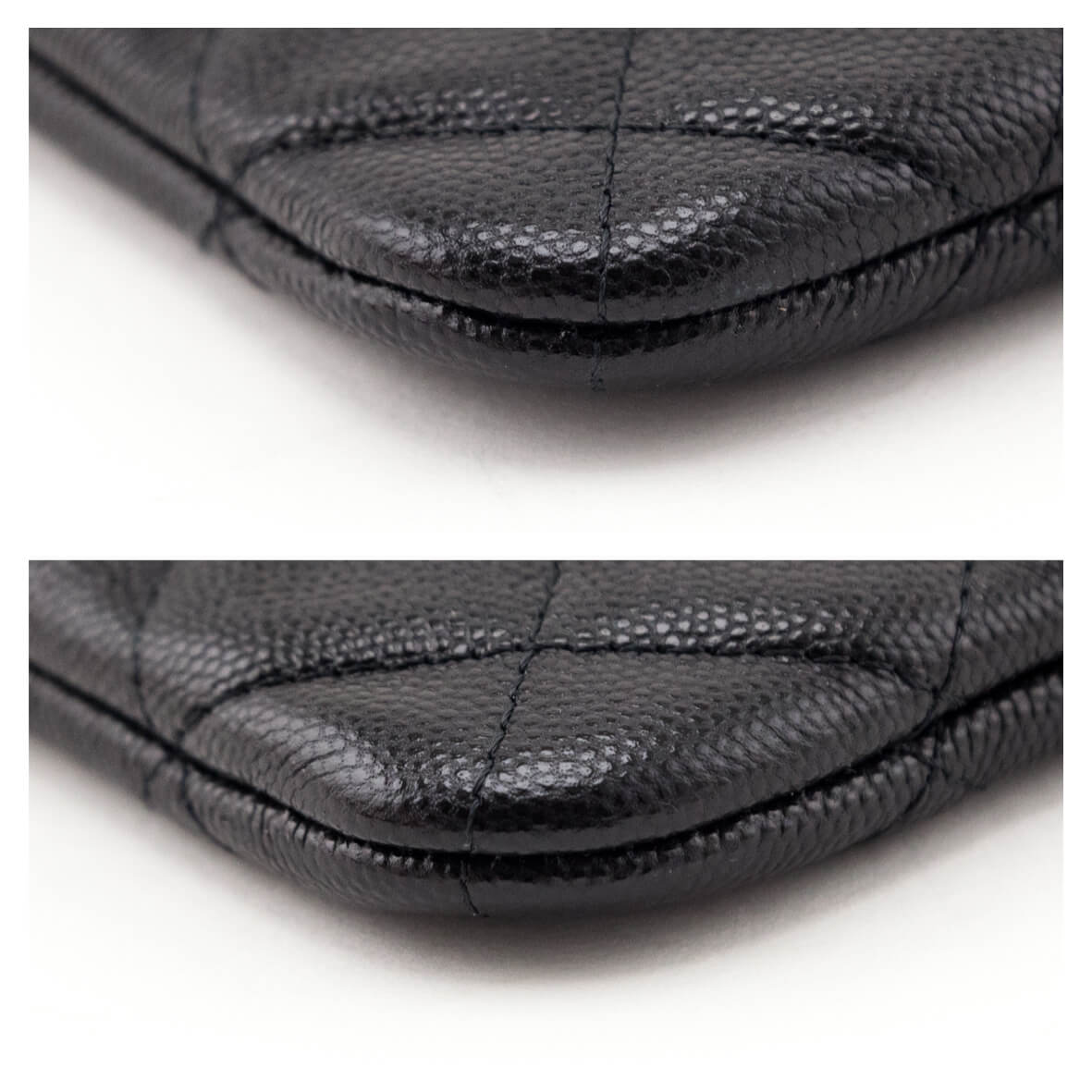 Chanel Black Quilted Caviar Medium O Case - Love that Bag etc - Preowned Authentic Designer Handbags & Preloved Fashions