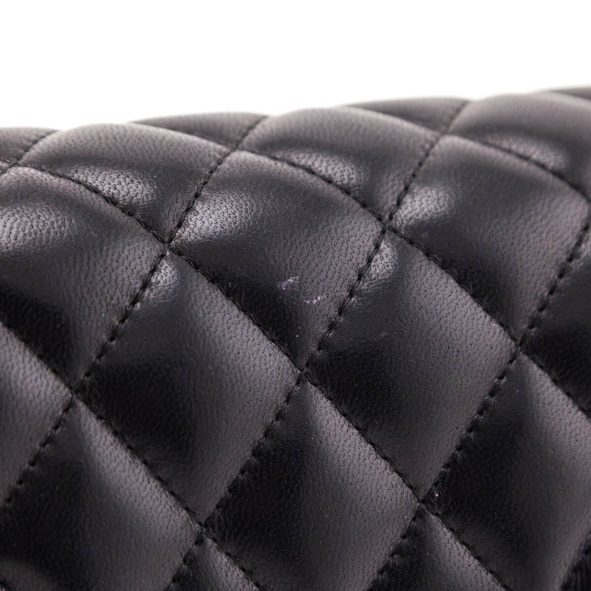 Chanel Black Quilted Lambskin E/W Flap Bag - Love that Bag etc - Preowned Authentic Designer Handbags & Preloved Fashions