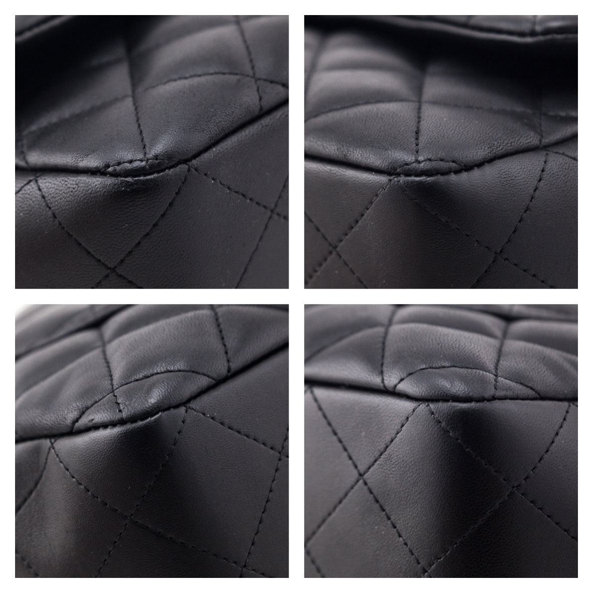Chanel Black Quilted Lambskin Jumbo Single Flap Bag - Love that Bag etc - Preowned Authentic Designer Handbags & Preloved Fashions