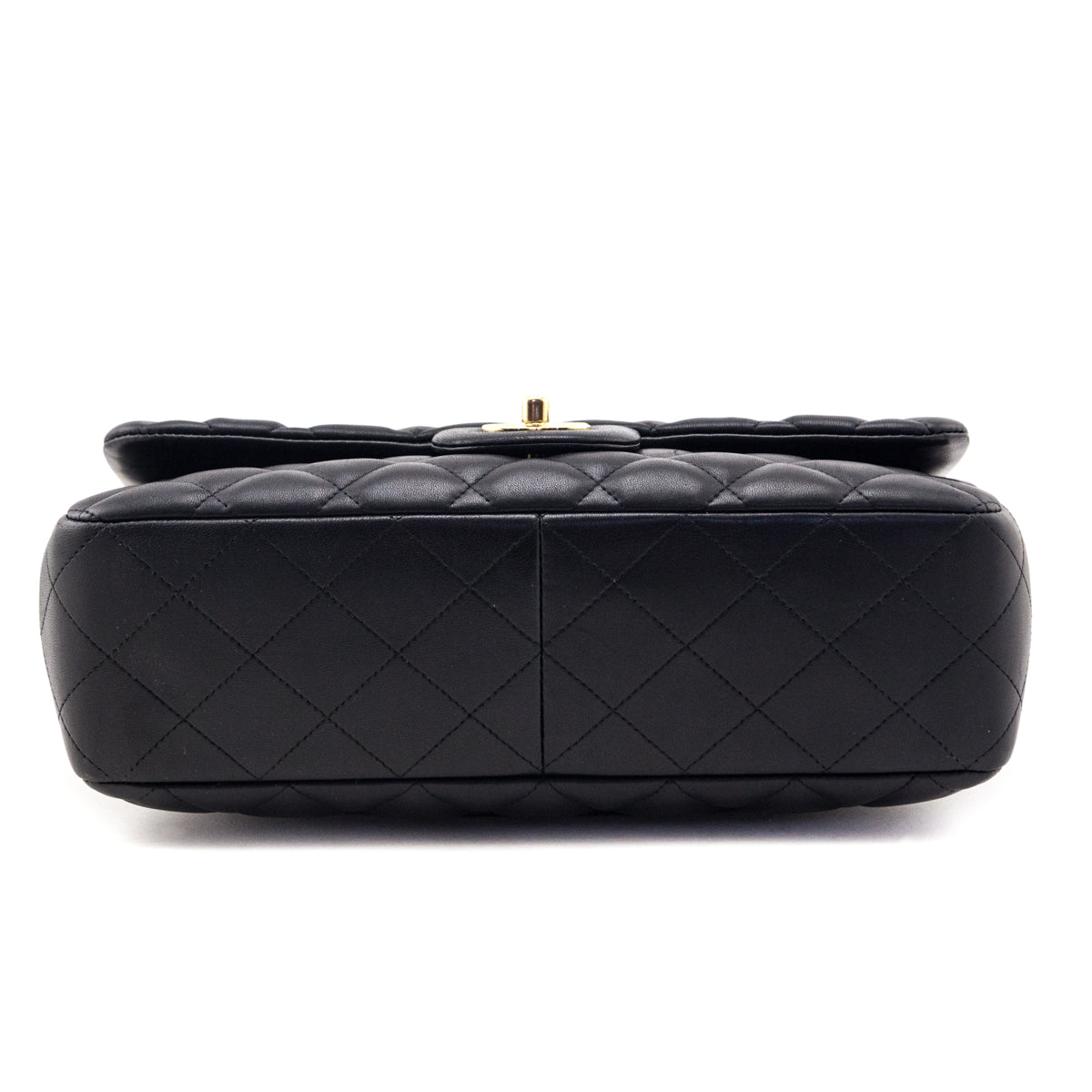 Chanel Black Quilted Lambskin Jumbo Single Flap Bag - Love that Bag etc - Preowned Authentic Designer Handbags & Preloved Fashions