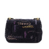 Chanel Black Quilted Small Denim Mood Rectangular Flap Bag - Love that Bag etc - Preowned Authentic Designer Handbags & Preloved Fashions