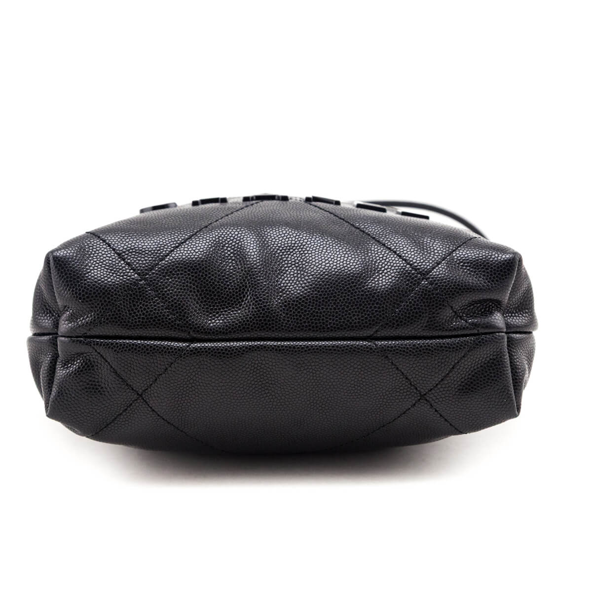 Chanel Black Shiny Caviar Quilted Monochrome Mini Chanel 22 - Love that Bag etc - Preowned Authentic Designer Handbags & Preloved Fashions