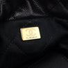 Chanel Black Shiny Caviar Quilted Monochrome Mini Chanel 22 - Love that Bag etc - Preowned Authentic Designer Handbags & Preloved Fashions