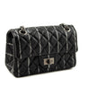 Chanel Black Striped Quilted Lambskin Mini Reissue Flap Bag - Love that Bag etc - Preowned Authentic Designer Handbags & Preloved Fashions