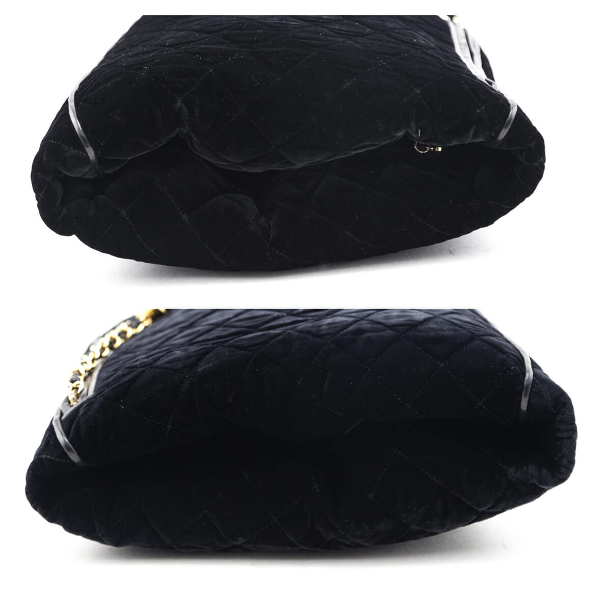 Chanel Black Velvet Hand Warmer Clutch - Love that Bag etc - Preowned Authentic Designer Handbags & Preloved Fashions