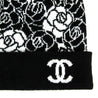 Chanel Black & White Cashmere Camellia Beanie - Love that Bag etc - Preowned Authentic Designer Handbags & Preloved Fashions