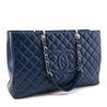 Chanel Blue Caviar Quilted XL Grand Shopping Tote - Love that Bag etc - Preowned Authentic Designer Handbags & Preloved Fashions