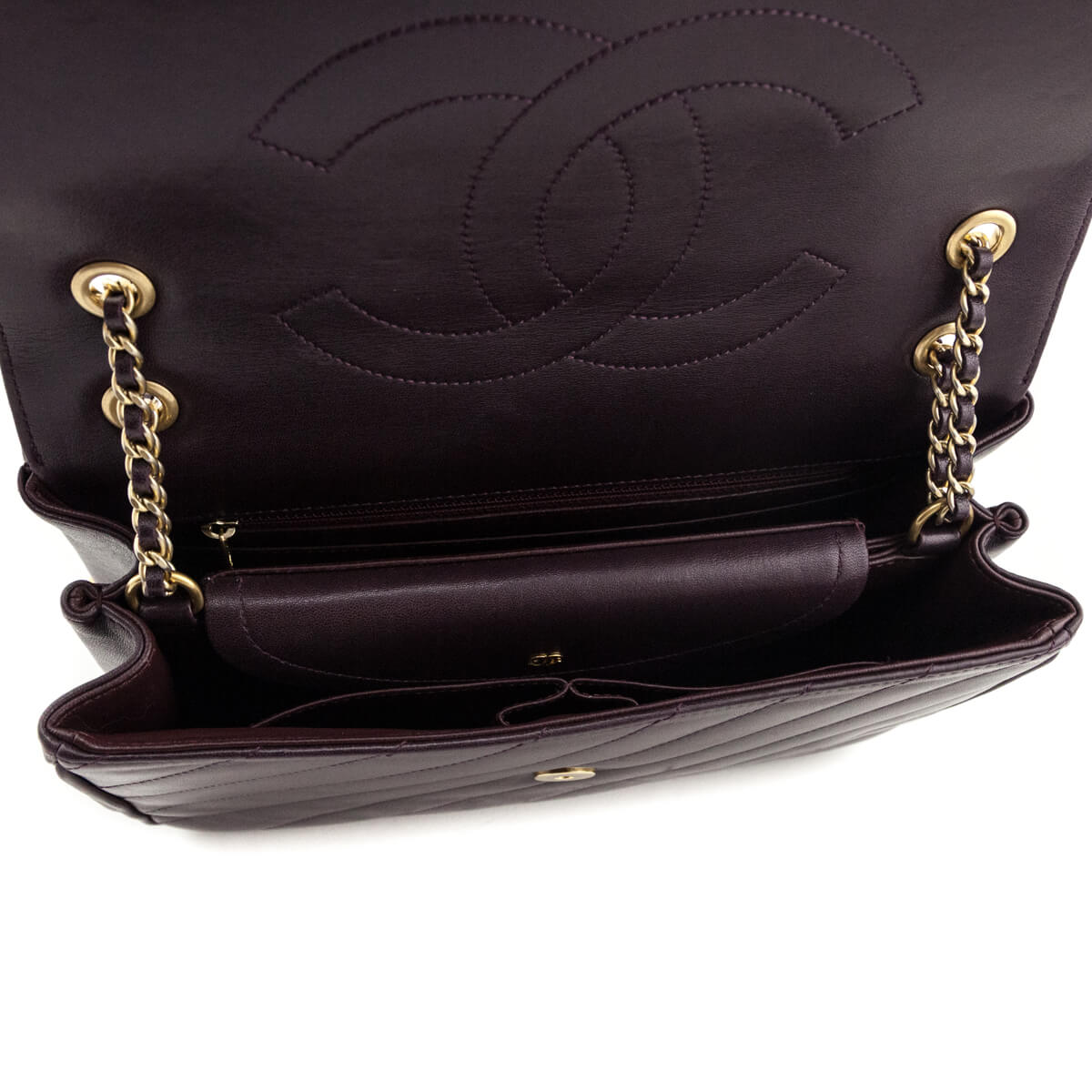 Chanel Burgundy Lambskin Quilted Coco Vintage Jumbo Flap - Love that Bag etc - Preowned Authentic Designer Handbags & Preloved Fashions