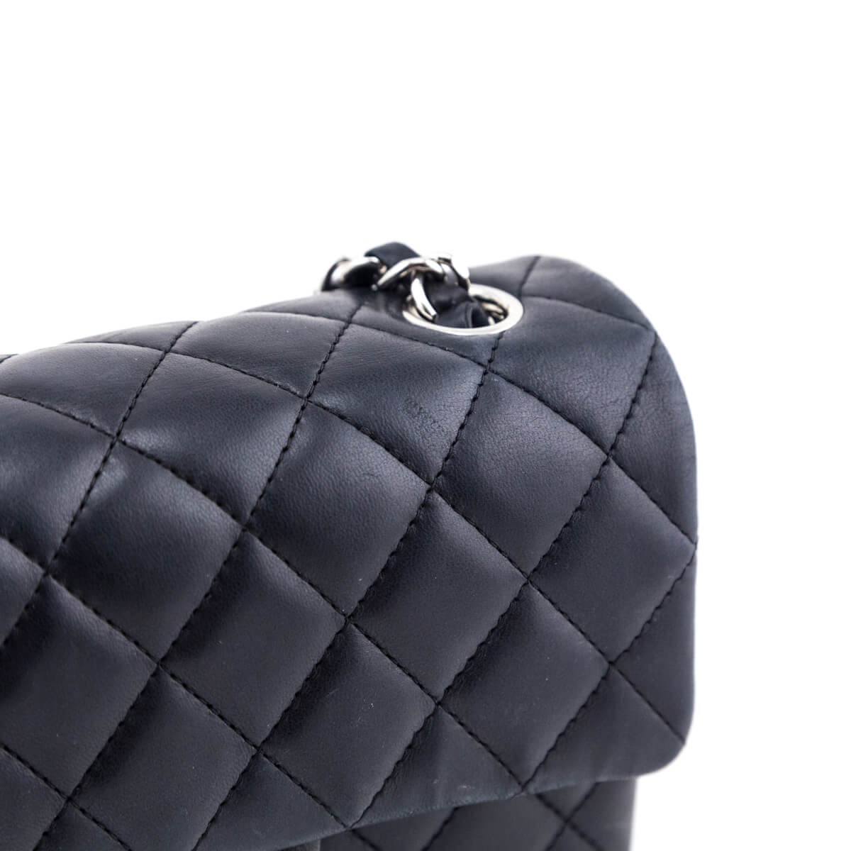 Chanel Black Lambskin Quilted Mini Rectangular Flap - Love that Bag etc - Preowned Authentic Designer Handbags & Preloved Fashions